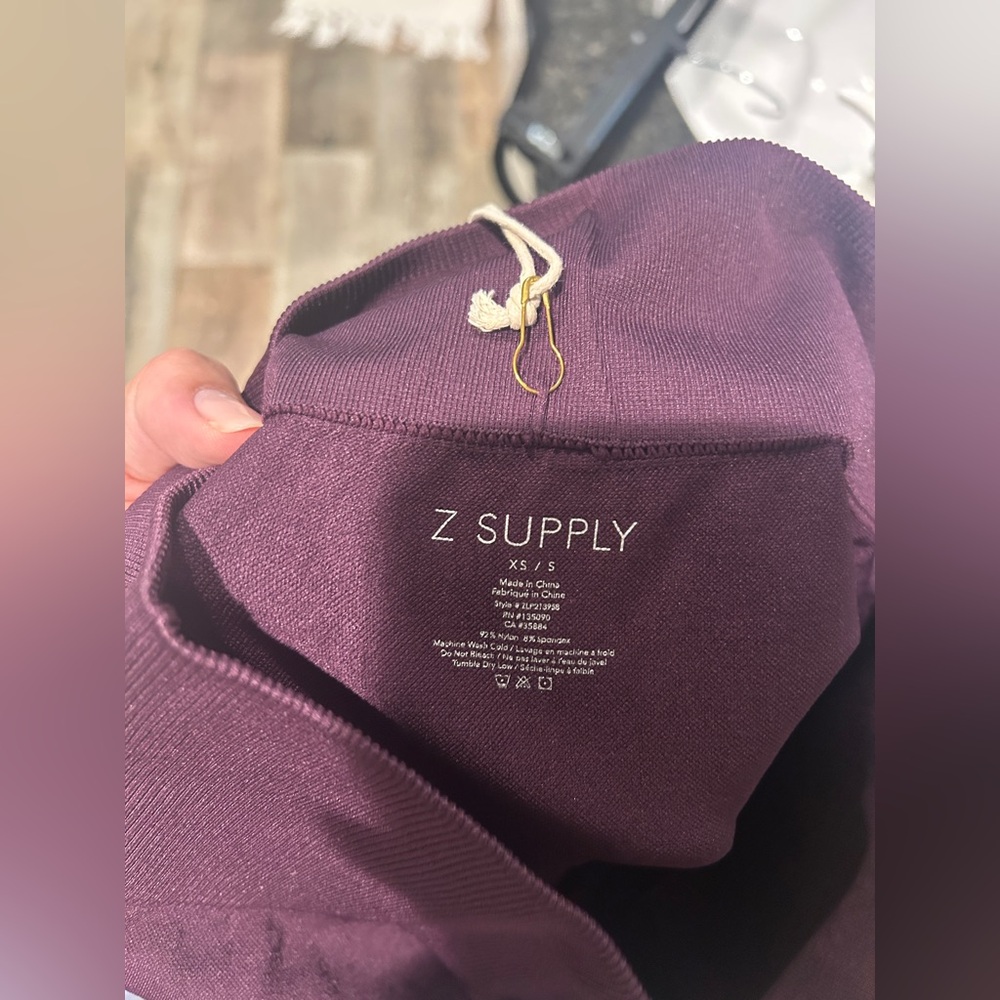 🆕 NWT Z Supply Plum Walk Out Seamless Legging - Picture 11 of 11